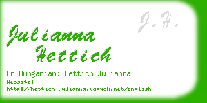 julianna hettich business card